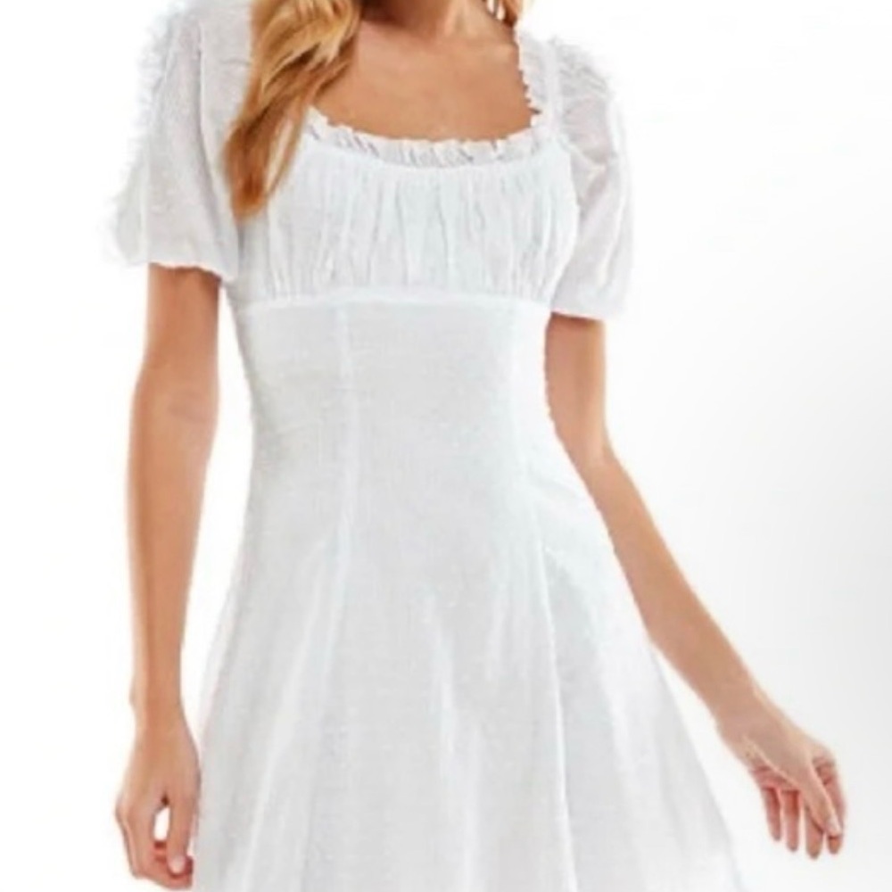City studio white mini dress size 5